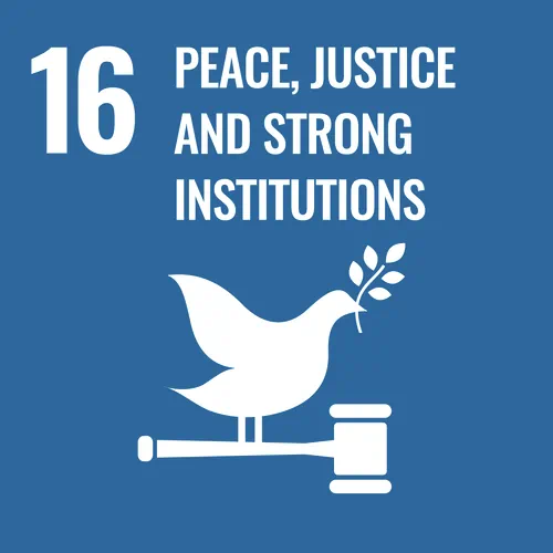 SDG 16 - Peace, Justice, and Strong Institutions